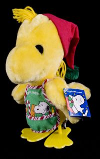 Peanuts Woodstock Santa's Helper Christmas Plush Vintage 1972